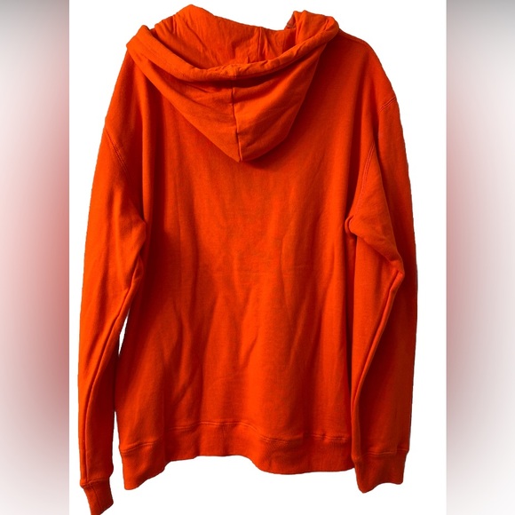 Browning 1878 Hoodie Mens Medium Orange Fleece Logo Sweatshirt - Picture 2 of 4
